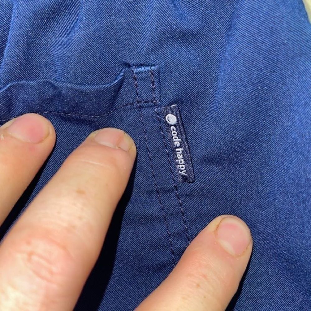 Code happy navy scrub pants - Picture 5 of 9